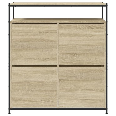 vidaXL Παπουτσοθήκη με 4 Ανακλ. Συρτάρια Sonoma Δρυς 100x34x112cm