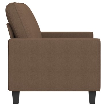 vidaXL Καναπές Διθέσιος Καφέ Υφασμάτινος 174x77x80cm 1 τεμ.