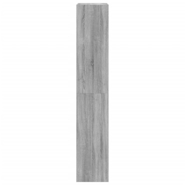 vidaXL Παπουτσοθήκη με 4 Ανακλ. Συρτάρια Γκρι Sonoma 60x34x187,5cm