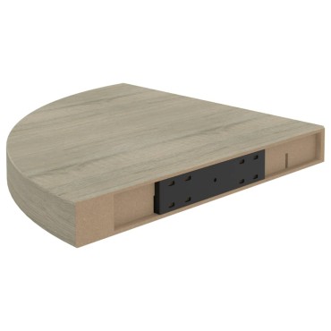 vidaXL Ράφια Τοίχου Γωνιακά 4 τεμ. Χρώμα Δρυός 35x35x3,8cm MDF