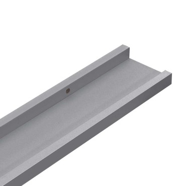 vidaXL Ράφια για Κορνίζες 2 τεμ. Γκρι 80x9x3cm από MDF
