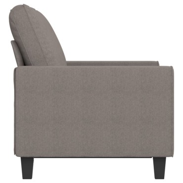 vidaXL Καναπές Διθέσιος Taupe Υφασμάτινος 154x77x80cm 1 τεμ.
