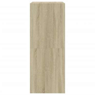 vidaXL Παπουτσοθήκη με 2 Ανακλ. Συρτάρια Sonoma Δρυς 60x42x108cm