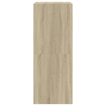 vidaXL Παπουτσοθήκη με 2 Ανακλ. Συρτάρια Sonoma Δρυς 80x42x108cm