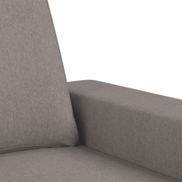 vidaXL Σετ Καναπέ 2 τεμ. Taupe Υφασμάτινο 154x77x80cm  Διθέσιος Τριθέσιος