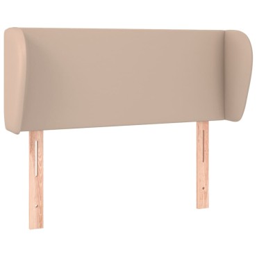 vidaXL Κεφαλάρι με Πτερύγια Καπουτσίνο 83x23x78/88cm Συνθετικό Δέρμα 1 τεμ.