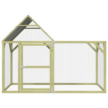 vidaXL Κοτέτσι 200x100x150 εκ. από Μασίφ Εμποτισμένο Ξύλο Πεύκου