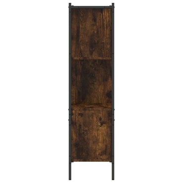vidaXL Βιβλιοθήκη Καπνιστή Δρυς 72x28x109cm από Επεξεργασμένο Ξύλο 1 τεμ.