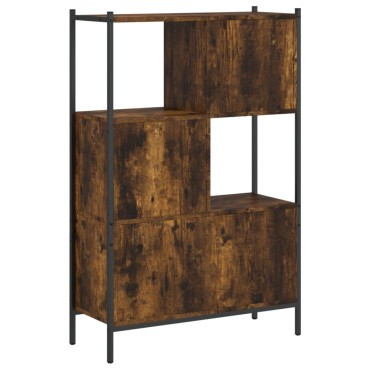 vidaXL Βιβλιοθήκη Καπνιστή Δρυς 72x28x109cm από Επεξεργασμένο Ξύλο 1 τεμ.