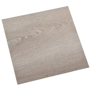 vidaXL Δάπεδο Αυτοκόλλητο Taupe 55 τεμ. 5,11 μ² από PVC