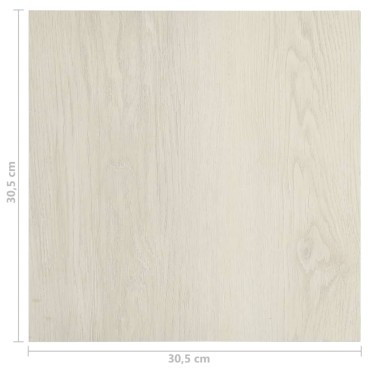 vidaXL Δάπεδο Αυτοκόλλητο Μπεζ 55 τεμ. 5,11 μ² από PVC