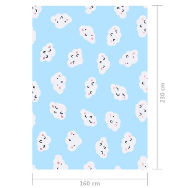 vidaXL Χαλί με Τύπωμα Πολύχρωμο 160x230cm από Ύφασμα
