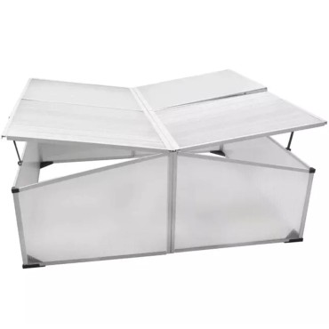 Χαμηλό Θερμοκήπιο 4 Πορτάκια 108x41x110 cm