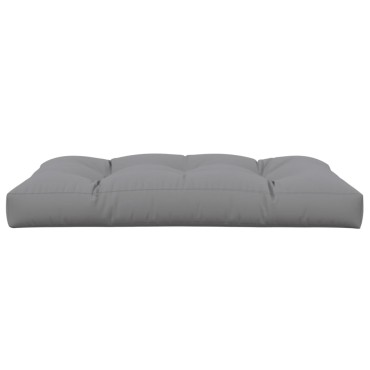 vidaXL Μαξιλάρι Καθίσματος Παλέτας Γκρι 120x80x12cm Υφασμάτινο