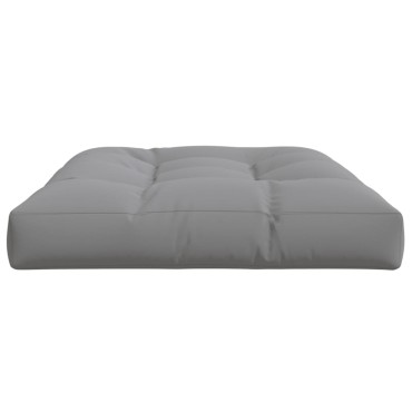 vidaXL Μαξιλάρι Καθίσματος Παλέτας Γκρι 120x80x12cm Υφασμάτινο