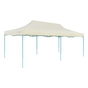 vidaXL Τέντα Εκδηλώσεων Pop-up Πτυσσόμενη Κρεμ 3 x 6 μ.