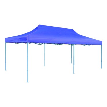 vidaXL Τέντα Εκδηλώσεων Pop-up Πτυσσόμενη Μπλε 3 x 6 μ.