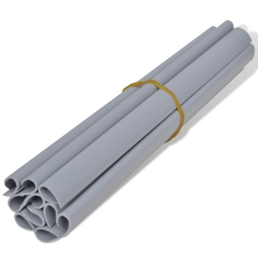 vidaXL Περίφραξη Προστατευτική Ανοιχτό Γκρι 70x0,19 μ. από PVC