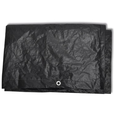vidaXL Κάλυμμα Επίπλων Κήπου με 8 Κρίκους 240x140x90cm 1 τεμ.