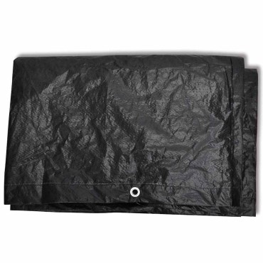vidaXL Κάλυμμα Επίπλων Κήπου με 8 Κρίκους 200x160x70cm 1 τεμ.