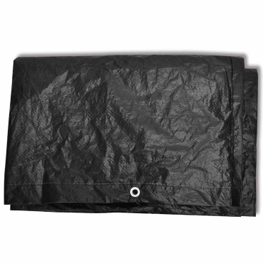vidaXL Κάλυμμα Επίπλων Κήπου με 8 Κρίκους 140x70x90cm 1 τεμ.