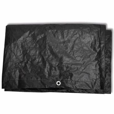 vidaXL Κάλυμμα Επίπλων Κήπου με 8 Κρίκους 260x260x90cm 1 τεμ.