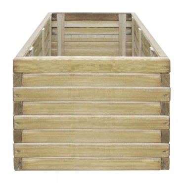 vidaXL Ζαρντινιέρα Υπερυψωμένη Ορθογώνια 100 x 50 x 40 εκ. Ξύλινη