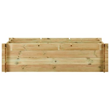 vidaXL Ζαρντινιέρα Υπερυψωμένη 150 x 100 x 40 εκ. από Εμποτισμένο Ξύλο