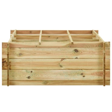 vidaXL Ζαρντινιέρα Υπερυψωμένη 150 x 100 x 40 εκ. από Εμποτισμένο Ξύλο