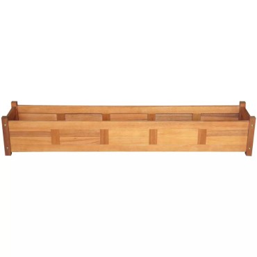 vidaXL Ζαρντινιέρα Υπερυψωμένη 150 x 30 x 25 εκ. από Ξύλο Ακακίας