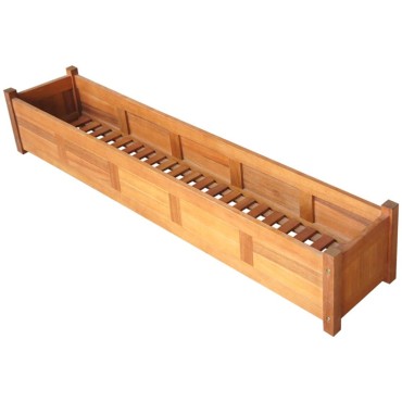vidaXL Ζαρντινιέρα Υπερυψωμένη 150 x 30 x 25 εκ. από Ξύλο Ακακίας
