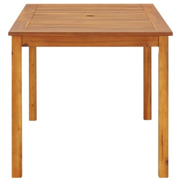 vidaXL Τραπέζι Κήπου 140x80x74cm από Μασίφ Ξύλο Ακακίας 1 τεμ.