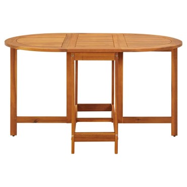 vidaXL Τραπέζι Κήπου 130x90x72cm από Μασίφ Ξύλο Ακακίας 1 τεμ.