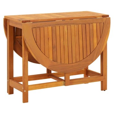vidaXL Τραπέζι Κήπου 130x90x72cm από Μασίφ Ξύλο Ακακίας 1 τεμ.
