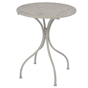 vidaXL Σετ Επίπλων Bistro 3 τεμ. Γκρι Ατσάλινο 60x72cm