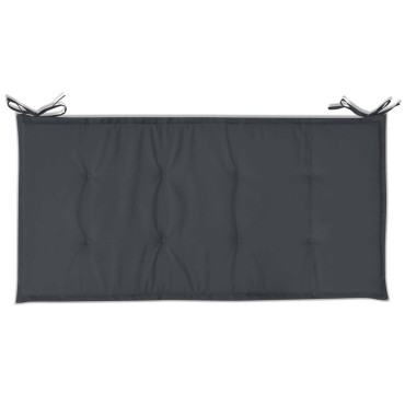 vidaXL Μαξιλάρι Πάγκου Κήπου Ανθρακί 100x50x4cm Ύφασμα Oxford