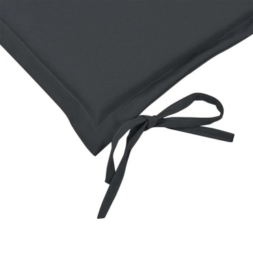 vidaXL Μαξιλάρι Πάγκου Κήπου Ανθρακί 180x50x3cm Ύφασμα Oxford