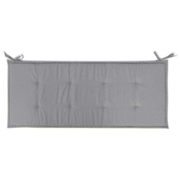 vidaXL Μαξιλάρι Πάγκου Κήπου Γκρι 120x50x4cm Ύφασμα Oxford