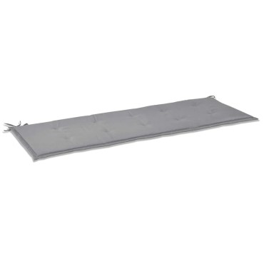 vidaXL Μαξιλάρι Πάγκου Κήπου Γκρι 150x50x4cm Ύφασμα Oxford