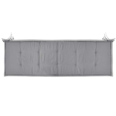 vidaXL Μαξιλάρι Πάγκου Κήπου Γκρι 150x50x4cm Ύφασμα Oxford
