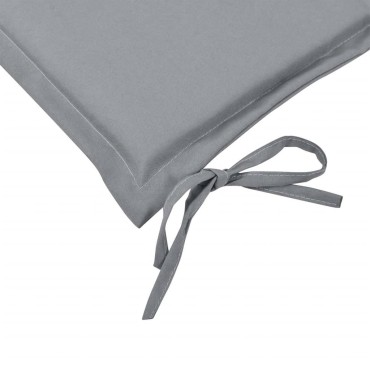 vidaXL Μαξιλάρι Πάγκου Κήπου Γκρι 180 x 50 x 3 εκ. Ύφασμα Oxford