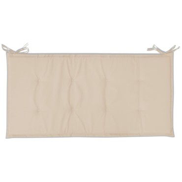 vidaXL Μαξιλάρι Πάγκου Κήπου Κρεμ 100x50x4cm Ύφασμα Oxford