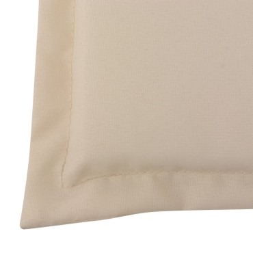 vidaXL Μαξιλάρι Πάγκου Κήπου Κρεμ 100x50x4cm Ύφασμα Oxford
