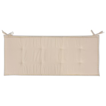 vidaXL Μαξιλάρι Πάγκου Κήπου Κρεμ 120x50x3cm Ύφασμα Oxford