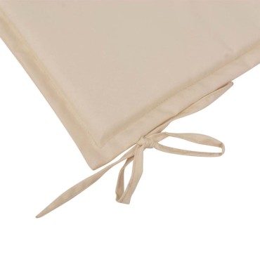 vidaXL Μαξιλάρι Πάγκου Κήπου Κρεμ 150x50x4cm Ύφασμα Oxford