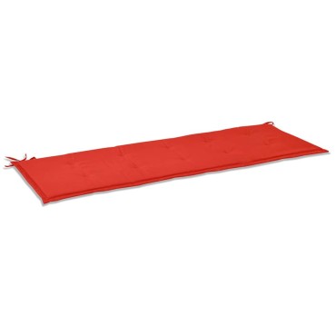 vidaXL Μαξιλάρι Πάγκου Κήπου Κόκκινο 150x50x3cm Ύφασμα Oxford