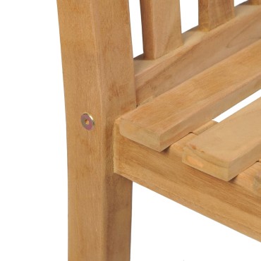 vidaXL Καρέκλες Κήπου 2 τεμ. από Μασίφ Ξύλο Teak 58x60x90cm