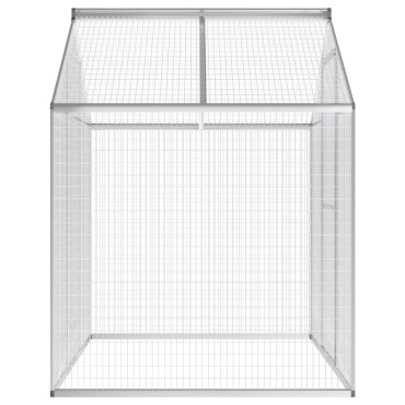 vidaXL Κλουβί Πτηνών Εξωτερικού Χώρου 178 x 122 x 194 εκ. Αλουμινίου