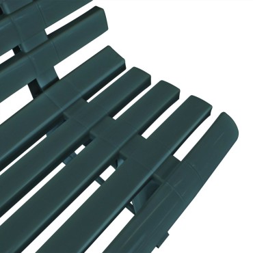 vidaXL Παγκάκι Κήπου Πράσινο Πλαστικό 145,5x49x74cm 1 τεμ.