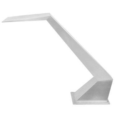 vidaXL Σιντριβάνι Πισίνας Ασημί 64 x 30 x 52 εκ. από Ανοξείδωτο Ατσάλι